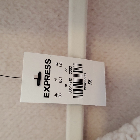 Express fleece jacket puffer shoulder xs - Picture 2 of 6